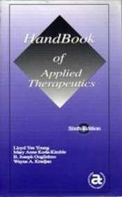 Imagen de archivo de Handbook of Applied Therapeutics a la venta por Books Puddle