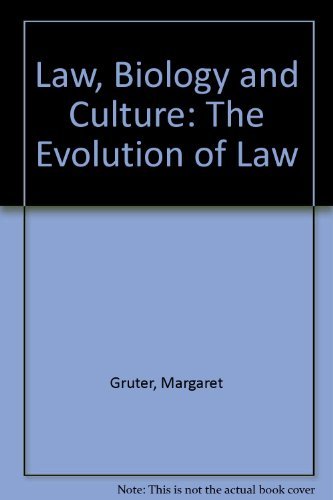 9780915520633: Law, Biology and Culture: The Evolution of Law