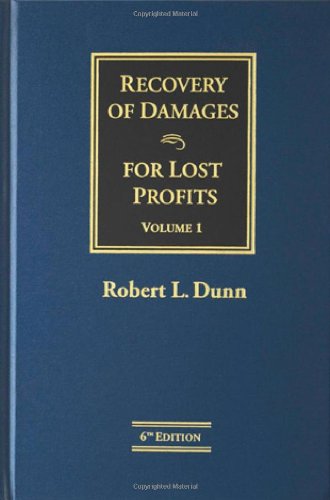 9780915544349: Recovery of Damages for Lost Profits, 6th ed., (2 volume set w/ Supplement)