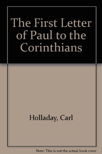 Stock image for The First Letter of Paul to the Corinthians for sale by ThriftBooks-Dallas