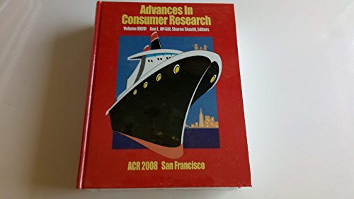 Beispielbild fr Advances in Consumer Research Vol. 36 : San Francisco, CA zum Verkauf von Better World Books Ltd