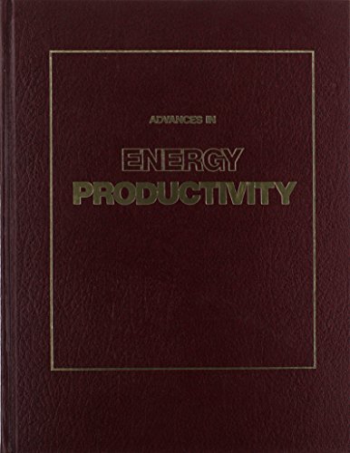 Imagen de archivo de Advances in Energy Productivity a la venta por Better World Books