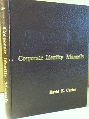 Corporate identity manuals (9780915642236) by David E. Carter