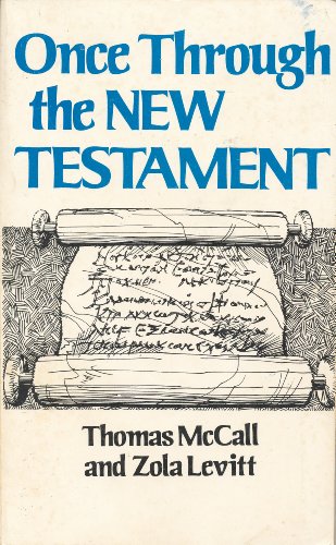 Beispielbild fr Once Through the New Testament zum Verkauf von BooksRun