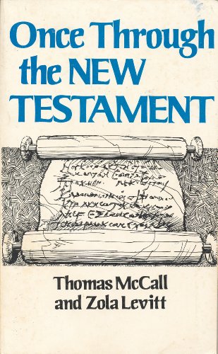 Imagen de archivo de Once Through the New Testament a la venta por BooksRun