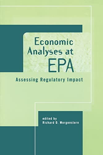 Imagen de archivo de Economic Analyses at EPA : Assessing Regulatory Impact a la venta por Better World Books