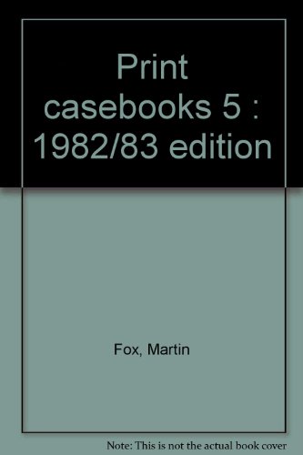 Stock image for Print Casebooks 5, 1982-1983, the Best in Packaging for sale by Lorrin Wong, Bookseller