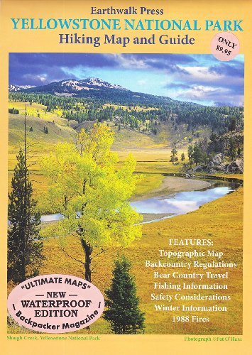Beispielbild fr Yellowstone National Park Hiking Map zum Verkauf von Books Unplugged