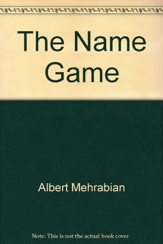 9780915765751: The Name Game