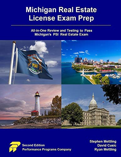 Stock image for Michigan Real Estate License Exam Prep: All-in-One Review and Testing to Pass Michigan's PSI Real Estate Exam for sale by ThriftBooks-Atlanta