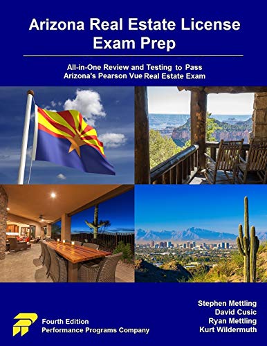 Stock image for Arizona Real Estate License Exam Prep: All-in-One Review and Testing to Pass Arizona's Pearson Vue Real Estate Exam for sale by HPB-Emerald