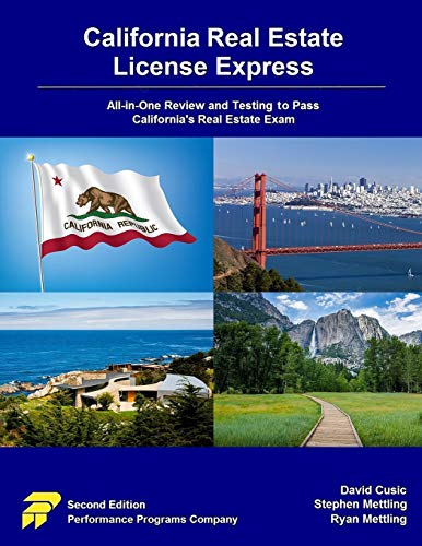Stock image for California Real Estate License Express: All-in-One Review and Testing to Pass Californias Real Estate Exam for sale by KuleliBooks