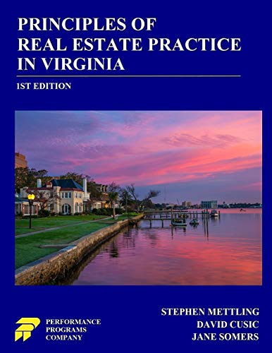 Stock image for Principles of Real Estate Practice in Virginia: 1st Edition for sale by Greenway