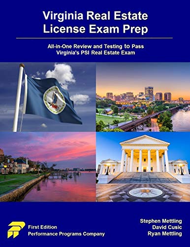 Stock image for Virginia Real Estate License Exam Prep: All-in-One Review and Testing to Pass Virginia's PSI Real Estate Exam for sale by Greenway