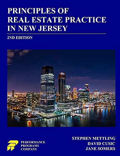 Stock image for Principles of Real Estate Practice in New Jersey Second Edition for sale by TextbookRush