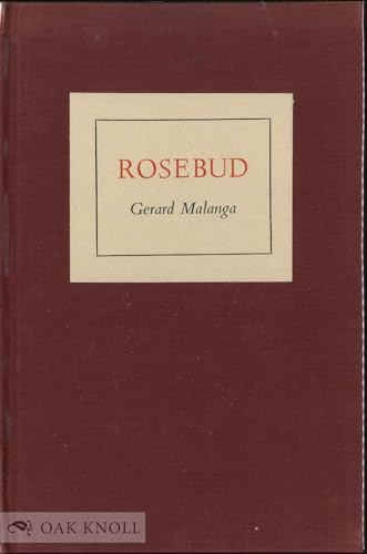 Rosebud (9780915778034) by Malanga, Gerard