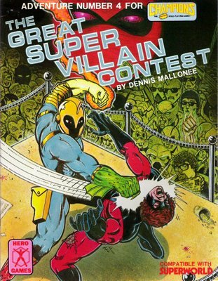 Imagen de archivo de The Great Super Villain Contest (Adventure Number 4 for Champions) a la venta por HPB-Diamond