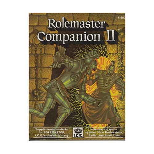 Stock image for Rolemaster Companion II (Rolemaster 2nd Edition Game Rules, Fantasy Role Playing, Stock No. 1600) for sale by HPB-Diamond