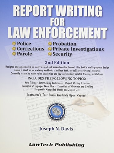 Beispielbild fr Report Writing For Law Enforcement zum Verkauf von ThriftBooks-Atlanta