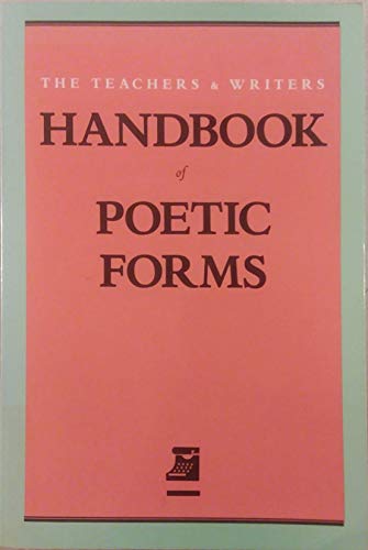 Beispielbild fr Handbook of Poetic Forms zum Verkauf von Wonder Book