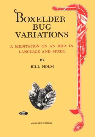 Stock image for Boxelder Bug Variations: A Meditation on an Idea in Language and Music for sale by HPB-Diamond