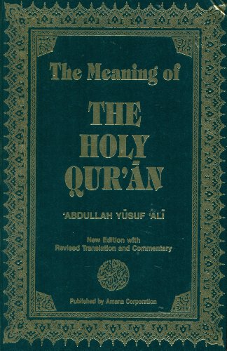 Stock image for Meaning of the Holy Qur'an (English and Arabic Edition) for sale by Montana Book Company