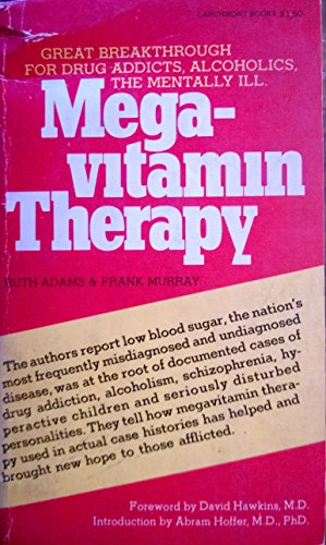 Imagen de archivo de Megavitamin Therapy a la venta por Better World Books