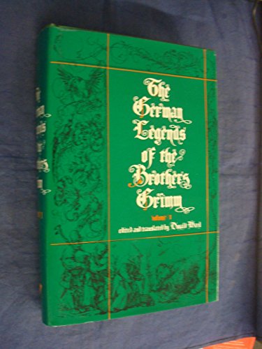 9780915980727: The German Legends of the Brothers Grimm, Volume 1 (Translations in Folklore Studies)