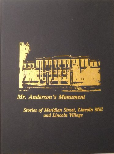 9780916039097: Title: Mr Andersons monument Stories of Meridian Street L