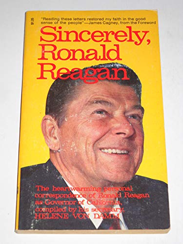 Imagen de archivo de Sincerely, Ronald Reagan a la venta por Better World Books
