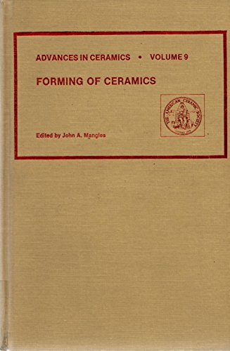 Stock image for Forming of Ceramics (Advances in Ceramics) for sale by HPB Inc.