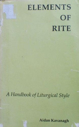 Beispielbild fr Elements of Rite zum Verkauf von Better World Books