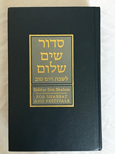 9780916219130: Siddur Sim Shalom for Shabbat and Festivals [Hardcover] by Cahan, Leonard S.