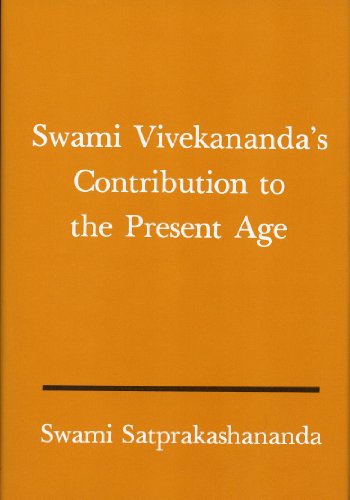 Beispielbild fr Swami Vivekananda's contribution to the present age zum Verkauf von HPB-Movies