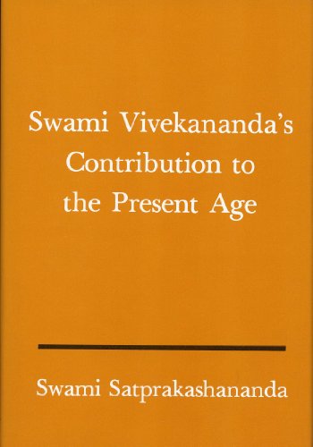 Imagen de archivo de Swami Vivekananda*s Contribution to the Present Age a la venta por Ed Buryn Books