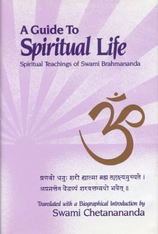 Stock image for A Guide to Spiritual Life: Spiritual Teachings of Swami Brahmananda (English and Bengali Edition) for sale by HPB Inc.