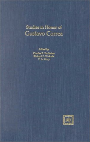 Stock image for Studies in Honor of Gustavo Correa. Estudios Literarios en Honor de Gustavo Correa for sale by LEA BOOK DISTRIBUTORS