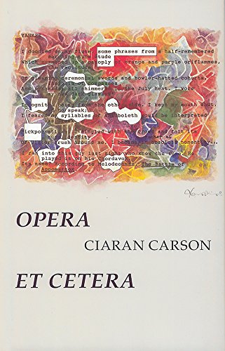 Stock image for Opera Et Cetera for sale by Books Unplugged