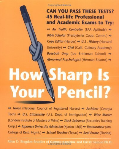 Beispielbild fr How Sharp Is Your Pencil? zum Verkauf von Robinson Street Books, IOBA