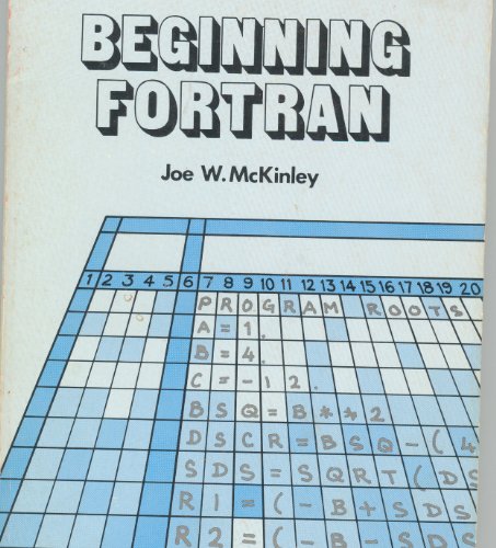 Stock image for Beginning FORTRAN for sale by Newsboy Books