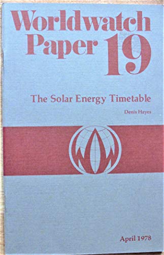 Worldwatch Paper 19 The Solar Energy Timetable