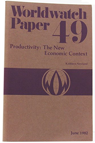 Beispielbild fr Productivity : The New Economic Context zum Verkauf von Better World Books