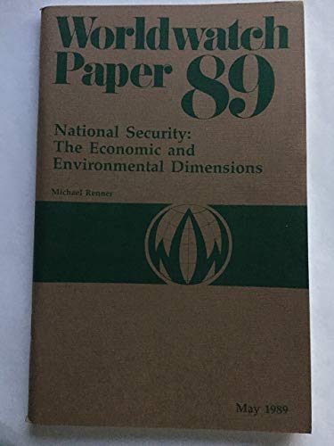 Beispielbild fr National Security: The Economic and Environmental Dimensions zum Verkauf von SuzyQBooks