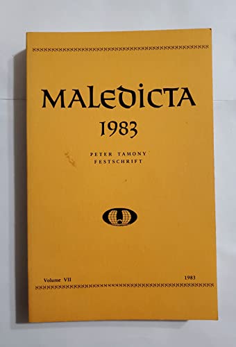 9780916500276: Maledicta 7 (1983): The International Journal of Verbal Aggression.