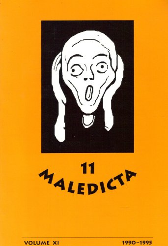 9780916500313: Maledicta 11 (1990-95): The International Journal of Verbal Aggression, vol. 11.