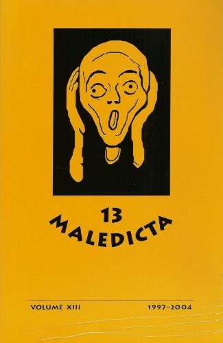 Imagen de archivo de Maledicta: The International Journal of Verbal Aggression (Volume Xiii) a la venta por ThriftBooks-Atlanta