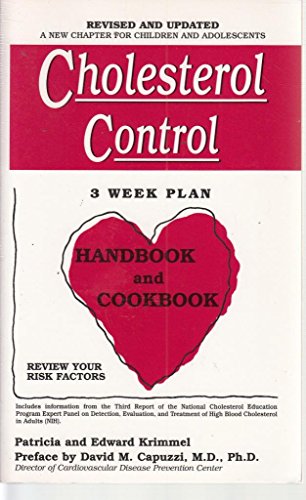 Stock image for Cholesterol Control 3-Week Plan Handbook and Cookbook for sale by Wonder Book