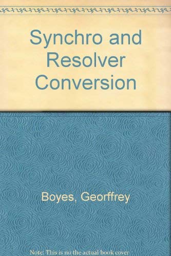 Immagine dell'editore per Synchro and Resolver Conversion venduto da ThriftBooks-Atlanta
