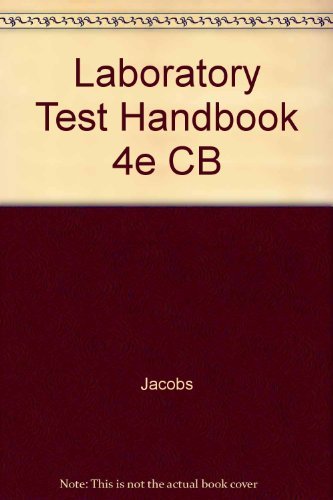 Stock image for Laboratory Test Handbook for sale by medimops