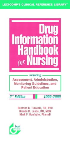 Imagen de archivo de Drug Information Handbook for Advanced Practice Nursing: 1999-2000 a la venta por Mispah books